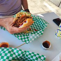 Mighty Burger

3 patties of peace, 3 vegan cheese slices, bak'n(vegan bacon), lettuce, tomatoes, onions, pickles, and secrets sauce. at Veg & Go Plant Based in Riverside