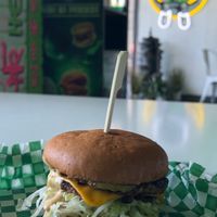 Mac Zaddy Burger In GF Bun  at Veg & Go Plant Based in Riverside