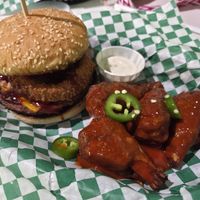 Wild West Burger and Blazin Wingz at Veg & Go Plant Based in Riverside