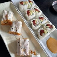 Tuna Roll (right) and Crab Roll (left).  at PLANTA in West Palm Beach