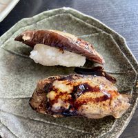 Eggplant Nigiri.  at PLANTA in West Palm Beach