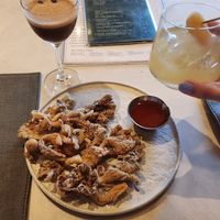 Chicken fried mushrooms at PLANTA in West Palm Beach