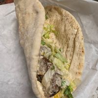 Each combo comes with pita for you to make your own wraps or to eat with the hummus at Crystal's Cuisine & Cafe in Corvallis