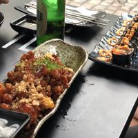 Cauliflower wings and Gimbap at Kini in Hamburg