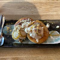 Korean Pancakes with hazelnut ice cream 🍨🌰🥞 at Kini in Hamburg