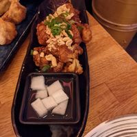 2 fried cauliflower wings at Kini in Hamburg