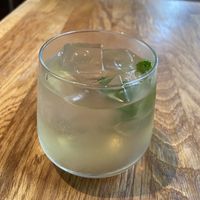 Homemade lemonade with mint and lime: very tasty at Kini in Hamburg