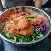 Delicious lunch special with chikin at Kini in Hamburg
