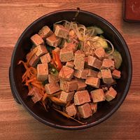 Fried Tofu Bibimbap  at Kini in Hamburg