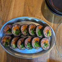 Veggie sushi at Kini in Hamburg