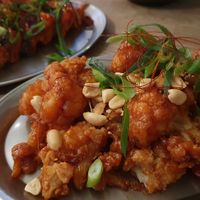 Tofu and cauliflower at Kini in Hamburg