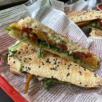 Vegan panini   at Turtle Rock Cafe in Cape Tribulation