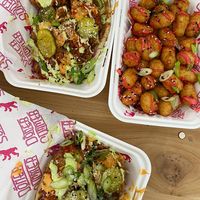 Chick’n Parm Kebab and Garlic Tots at Döner Summer in Hull