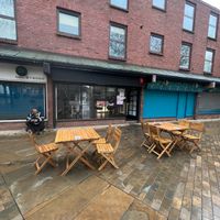 Exterior with outside seating  at Döner Summer in Hull