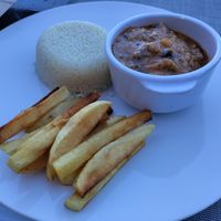 Delicious mango chickpea curry at Luca's Pub & Grub - Maybe closed in Hurghada