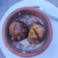 One of the fanciest vegan desserts we ever had.  at Luca's Pub & Grub - Maybe closed in Hurghada