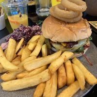 Chilli Cheeze Burger  at Scoff's in Horsforth