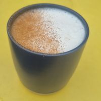 Chai latte at Scoff's in Horsforth