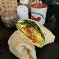 Breakfast burrito   at Scoff's in Horsforth