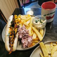 Philly cheese steak sandwich at Scoff's in Horsforth