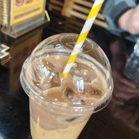 Peanut butter iced decaf mocha   at Scoff's in Horsforth