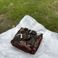 Oreo brownie   at Scoff's in Horsforth
