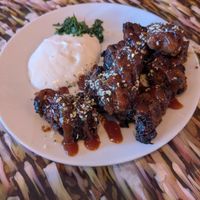 BBQ Sticky Wings at Scoff's in Horsforth