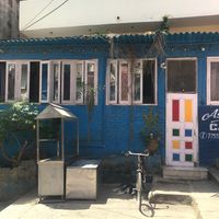   at Ashish Cafe in Varanasi