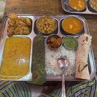 Veg Thali Day 1  at Ashish Cafe in Varanasi