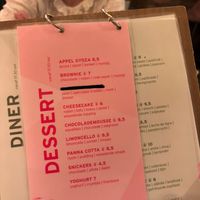 Dessert at WIT-LOF in Den Burg