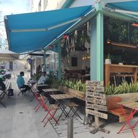 Outside at Nicolau in Porto