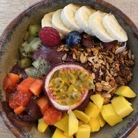 Açaí bowl  at Nicolau in Porto