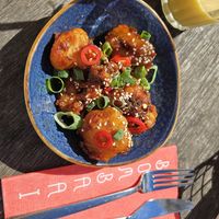 KFC - Korean fried cauliflower at BomBaai Strandbar in Westkapelle
