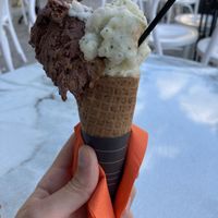 1/2 vegan pretzel 1/2 limoncello  at Golda in Ramat Gan