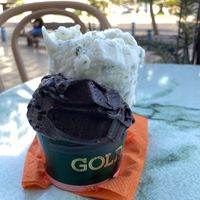 1/2 limoncello 1/2 oreo mousse   at Golda in Ramat Gan