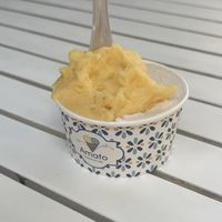 Raffaelo and maracuja  at Amato Gelateria in Prague
