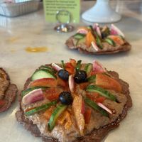 Beet roti  at PONDiCHERi Bake Lab in Houston