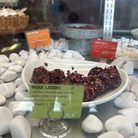 Plant-based laddu  at PONDiCHERi Bake Lab in Houston