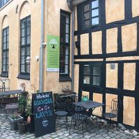 Outside at Cafe Gaya in Aarhus