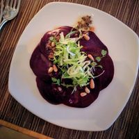 Beet Carpacchio at Tilth in Seattle