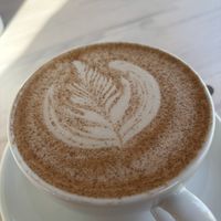 Oat chai latte  at The Flour Pot Bakery in Worthing