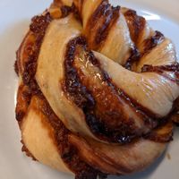 Apricot and coconut knot (vegan) at Twelve Triangles - Portobello High St in Edinburgh
