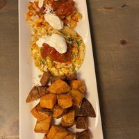 Vegetarian Huevo Rancheros   at Good Eats Cafe in Ottawa