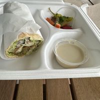 Falafel wrap  at Hannah's Kitchen in Boca Raton