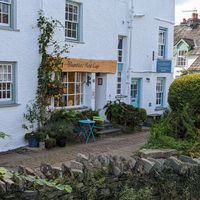 Outside (recommend getting the outside table of available) at Bumbles' Rest Cafe in Ambleside