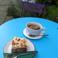 Coffee and cake at Bumbles' Rest Cafe in Ambleside