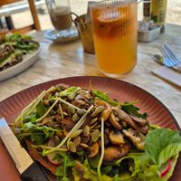 Mushroom Avocado Toast at The Bakery in Santa Teresa