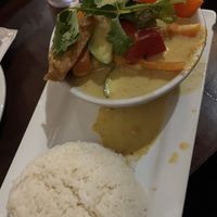 Yellow curry with tofu  at Thai Sapa in Springdale