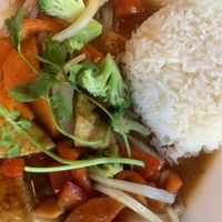 Orange Dish ❤️ at Thai Sapa in Springdale