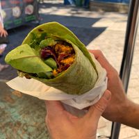 Scrambled tofu wrap at Eat Healthy in Eumundi